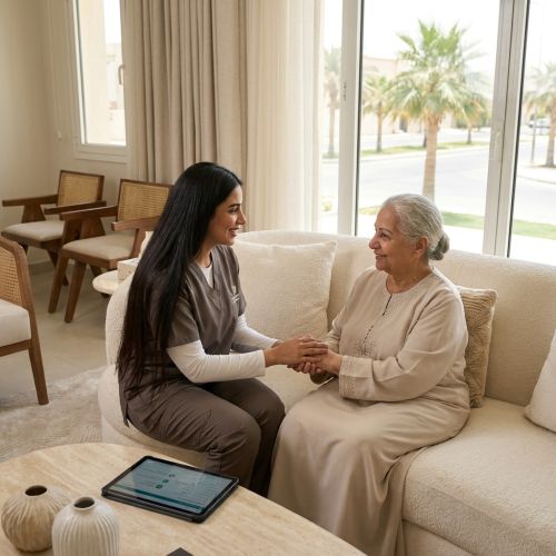 رعاية منزلية للمسنين الرياض